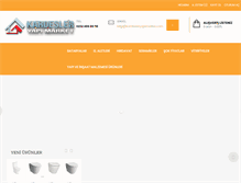 Tablet Screenshot of kardesleryapimarket.com